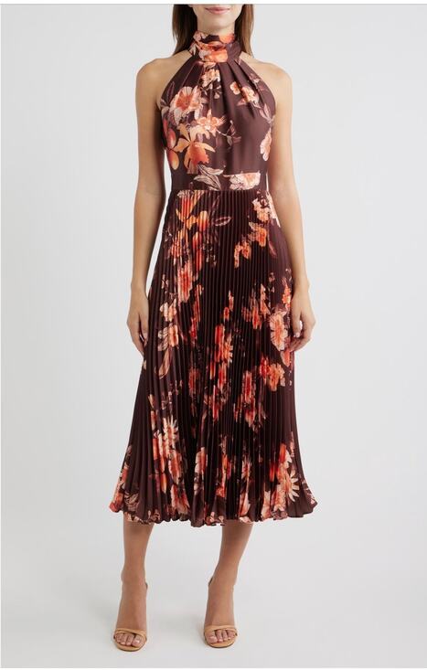 Eliza J Dresses & Skirts - Eliza J Floral Print Sleeveless Midi Dress - Size 12 (see narrative)